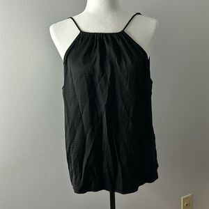 Black halter top adjustable